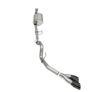 Corsa 2021-2022 Ford F-150 SuperCab/6.5in Bed 3.5L V6 Sport Cat-Back Single Side Exit-Black PVD