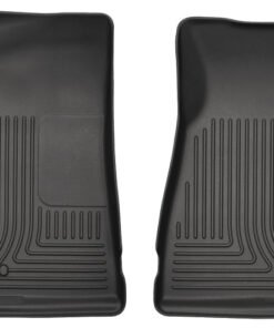 Husky Liners 09-14 Chevy Traverse/07-14 GMC Acadia Weatherbeater Black Front Floor Liners