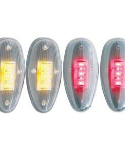 ANZO 1999-2014 Chevrolet Silverado 3500 LED Fender Light Kit Clear 2pc Amber / 2pc Red