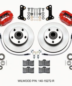 Wilwood Forged Dynalite-M Front Kit 11.00in 1 PC Rotor&Hub Red 67-69 Camaro 64-72 Nova Chevelle