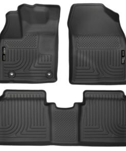 Husky Liners 2015 Toyota Prius WeatherBeater Black Front & 2nd Seat Floor Liners