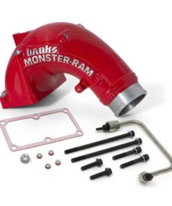Banks Power 07.5-17 Ram 2500/3500 6.7L Diesel Monster-Ram Intake System w/ Fuel Line 3.5in Red