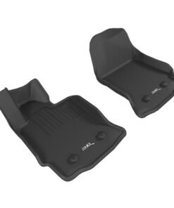 3D MAXpider 2015-2019 Chevrolet Corvette Kagu 1st Row Floormat - Black