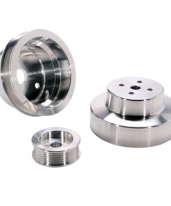 BBK 88-95 GM Truck 4.3 5.0 5.7 Underdrive Pulley Kit - Lightweight CNC Billet Aluminum (3pc)