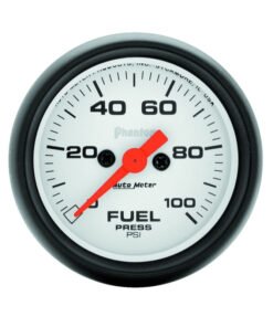Autometer Phantom 52mm 0-100 PSI Fuel Pressure Gauge
