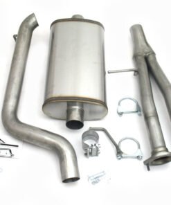 JBA 03-06 Hummer H2 6.0L 409SS Single Rear Exit Cat-Back Exhaust