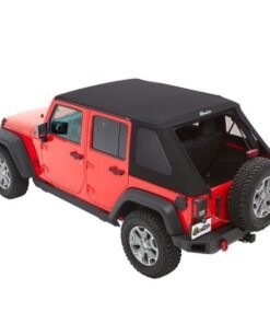Bestop 56853-35 Trektop NX Soft Top w/Tinted Windows for 07-18 Jeep Wrangler JKU