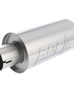 Borla Universal Pro-XS Round S-Type 2.5in Inlet/Outlet Center/Center Notched Muffler