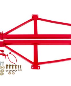 BMR 93-02 F-Body Non-Convertible Bolt-On 4-Point Subframe Connectors - Red