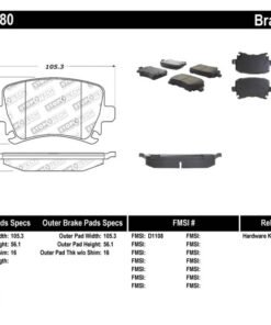 StopTech Performance 06-09 Audi A3 / 05-09 Audi A4/A6 / 08-09 Audi TT / 06-09 VW GTI / 06-09 Jetta