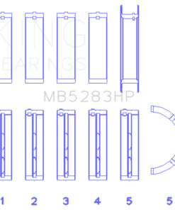 King Performance Main Bearing Set - Size Standard