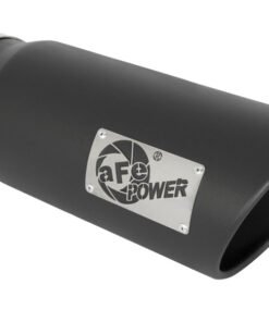aFe Power MACH Force-Xp 5in In x 6in Out x 15in L Bolt-On 409 SS Exhaust Tip - Black