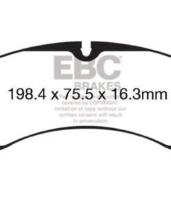 EBC 12-15 Porsche 911 (991) (Cast Iron Rotor only) 3.8 Carrera S Yellowstuff Front Brake Pads
