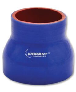 Vibrant 4 Ply Reducer Couper 3in ID x 2.5in ID x 4.5n Long - Blue