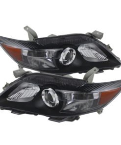 Xtune Toyota Camry 10-11 ( USa Built/Nal ) Amber Projector Headlights Black HD-JH-TCAM10-AM-BK