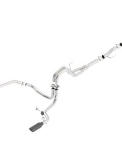 Borla 15-16 Ford F150 3.5L EcoBoost Ext. Cab Black Chrome CB Exht ATAK Single Split Rear Exit