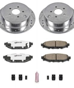 Power Stop 13-16 Subaru BRZ Rear Z26 Street Warrior Brake Kit