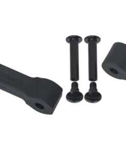 Kentrol 07-18 Jeep Wrangler JK Replacement Hood Catch Rubbers Pair - Textured Black