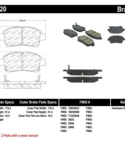 StopTech Performance 00-05 Spyder MR2 / 00 Celica GT / 04-07 xA/xB Front Brake Pads