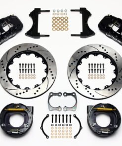 Wilwood AERO4 Rear P-Brake Kit 14.00in Drilled Big Ford New Style 2.50in Offset