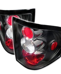 Spyder Ford F150 Flareside 04-08 Euro Style Tail Lights Black ALT-YD-FF15004FS-BK