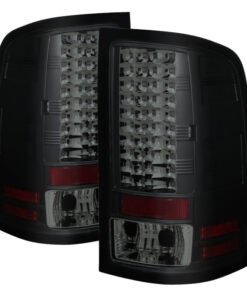 Spyder GMC Sierra 07-13 (Not 3500 Dually 4 Rear Wheels)LED Tail Lights Blk Smke ALT-YD-GS07-LED-BSM
