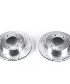 Power Stop 06-10 Hummer H3 Front Evolution Drilled & Slotted Rotors - Pair