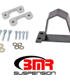 BMR 16-17 6th Gen Camaro Front Driveshaft Safety Loop - Black Hammertone