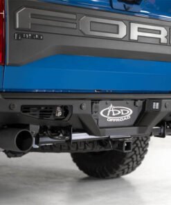 Addictive Desert Designs 17-20 Ford Raptor F-150 Bomber Rear Bumper w/ Backup Sensor Cutouts