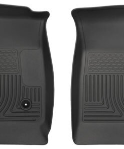 Husky Liners 15 Colorado Crew Cab/Ext Cab WeatherBeater Black Front Floor Liner