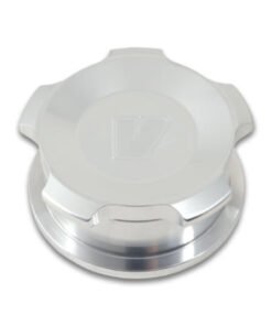 Vibrant 1.5in OD Aluminum Weld Bungs w/ Polished Aluminum Threaded Cap