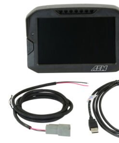AEM CD-7 Non Logging GPS Enabled Race Dash Carbon Fiber Digital Display w/o VDM (CAN Input Only)