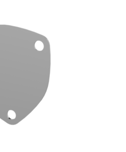 QTP 3in Bolt-On QTEC 3 Bolt Cover Plate