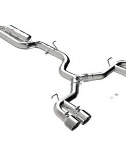 MBRP 2022 Volkswagon Golf R MK8 3in Cat-Back Quad Split Rear Valve Delete Exhaust