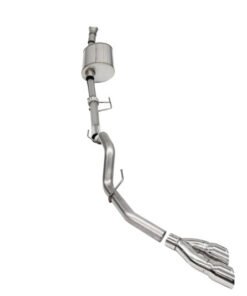Corsa 2021-2022 Ford F-150 SuperCab/6.5in Bed 3.5L V6 Sport Cat-Back Single Side Exit-Polished
