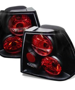 Spyder Volkswagen Jetta 99-04 Euro Style Tail Lights Black ALT-YD-VJ99-BK