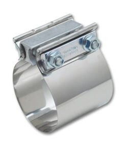 Vibrant Easy Seal SS Exh Sleeve Butt Joint Clamp for 3in O.D. Tubing also 3in Nominal Oval Tubing