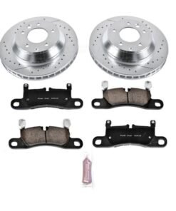 Power Stop 11-18 Porsche Cayenne Rear Z23 Evolution Sport Brake Kit