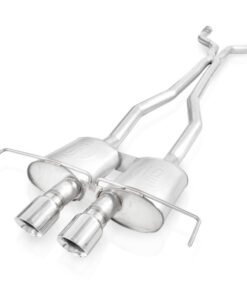 Stainless Works 2009-15 Cadillac CTS-V Coupe 3in Catback System X-Pipe S-Tube Mufflers 4in Tips