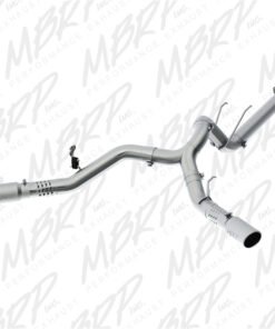 MBRP 17-19 Ford F-250/350/450 6.7L 4in Filter Back Cool Duals T409 Exhaust System