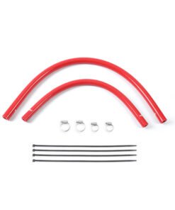Mishimoto 91-01 Jeep Cherokee XJ 4.0L Silicone Heater Hose Kit - Red