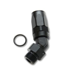 Vibrant Male -6AN 45 Degree Hose End Fitting - 9/16-18 Thread (6)