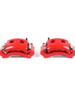 Power Stop 98-02 Dodge Ram 1500 Van Front Red Calipers w/Brackets - Pair