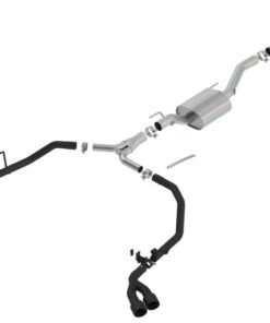 Borla 2020 Jeep Gladiator JT 3.6L V6 AT/MT AWD 2.75-2in ATAK Catback Ceramic Blk Tailpipe & Tips