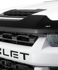 AVS 20-22 Chevrolet Silverado 2500 HD Aeroskin Low Profile Hood Shield - Matte Black