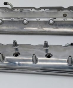 Granatelli 96-22 GM LS Standard Height Valve Cover w/Angled Coil Mount - Polished (Pair)