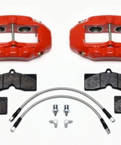 Wilwood D8-4 Front Caliper Kit Red Corvette C2 / C3 65-82