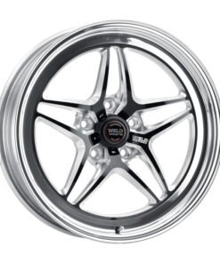 Weld S81 18x5 / 5x120 BP / 2.1in. BS (-23mm Offset) Black Wheel 3.18 ID (High Pad) - Non-Beadlock