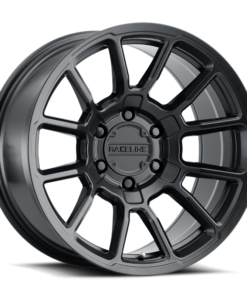 Raceline 950B Gauge 20x9in / 8x180 BP / 18mm Offset / 124.2mm Bore - Satin Black Wheel
