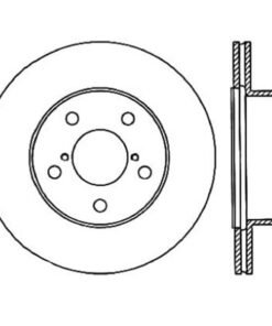 StopTech Power Slot 05-07 STi Rear Right Slotted Rotor